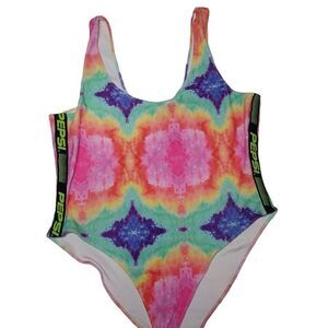 PEPSI Velvet tie-dye bodysuit 3X